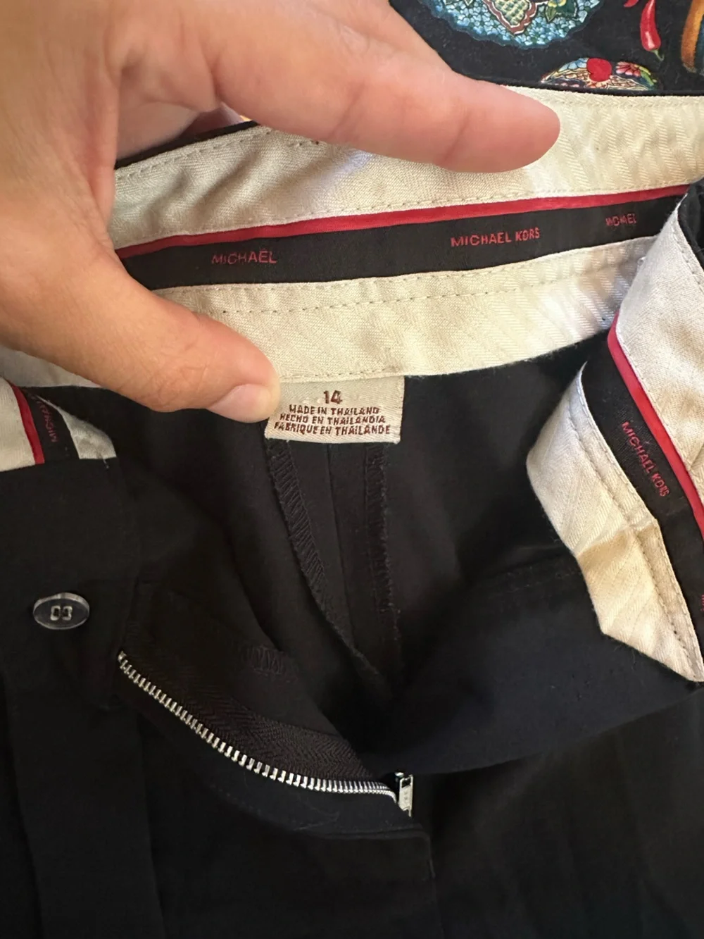 Michael Kors Black Wide Leg Dress Pants EUC